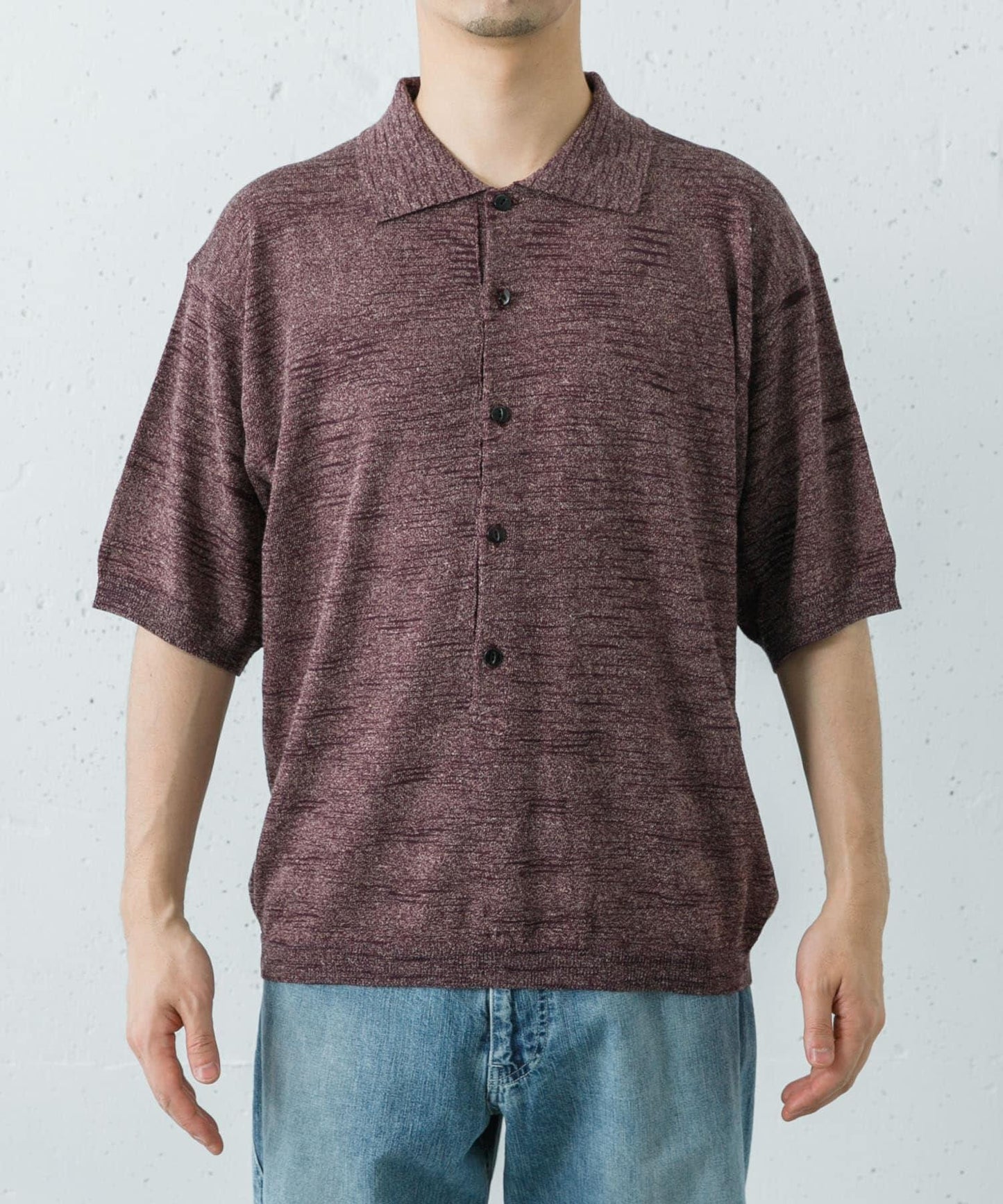 ULTERIOR MELANGE SLUB YARN KNIT 針織上衣