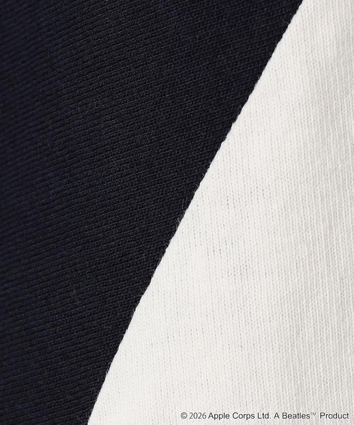 THE BEATLES 大廓形照片印花拼色袖T恤 Tour TEE