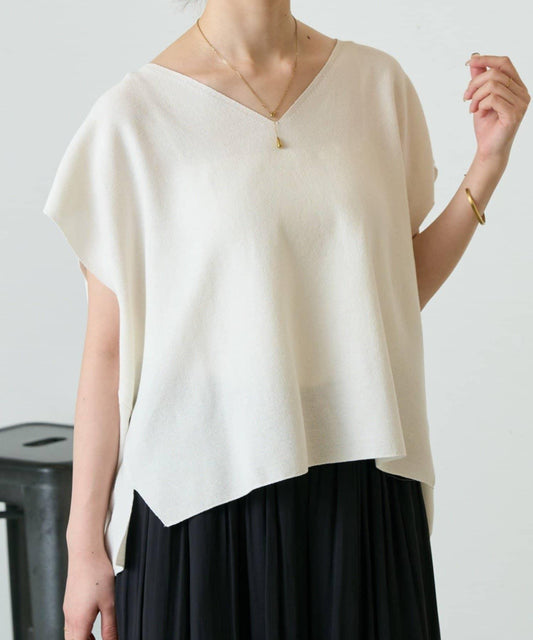 嵌花無袖套頭上衣