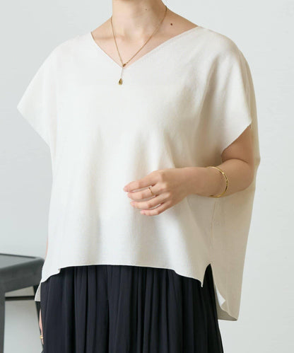 嵌花無袖套頭上衣