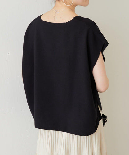 嵌花無袖套頭上衣