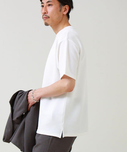 立體紋理浮雕提花 短袖T恤