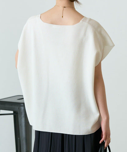 嵌花無袖套頭上衣