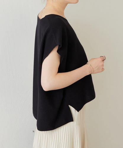 嵌花無袖套頭上衣