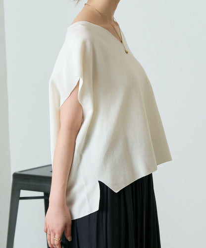 嵌花無袖套頭上衣