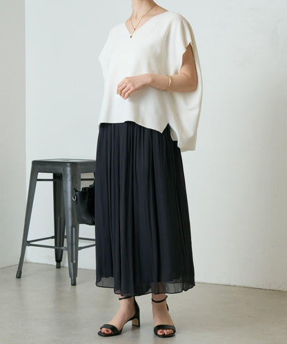 嵌花無袖套頭上衣