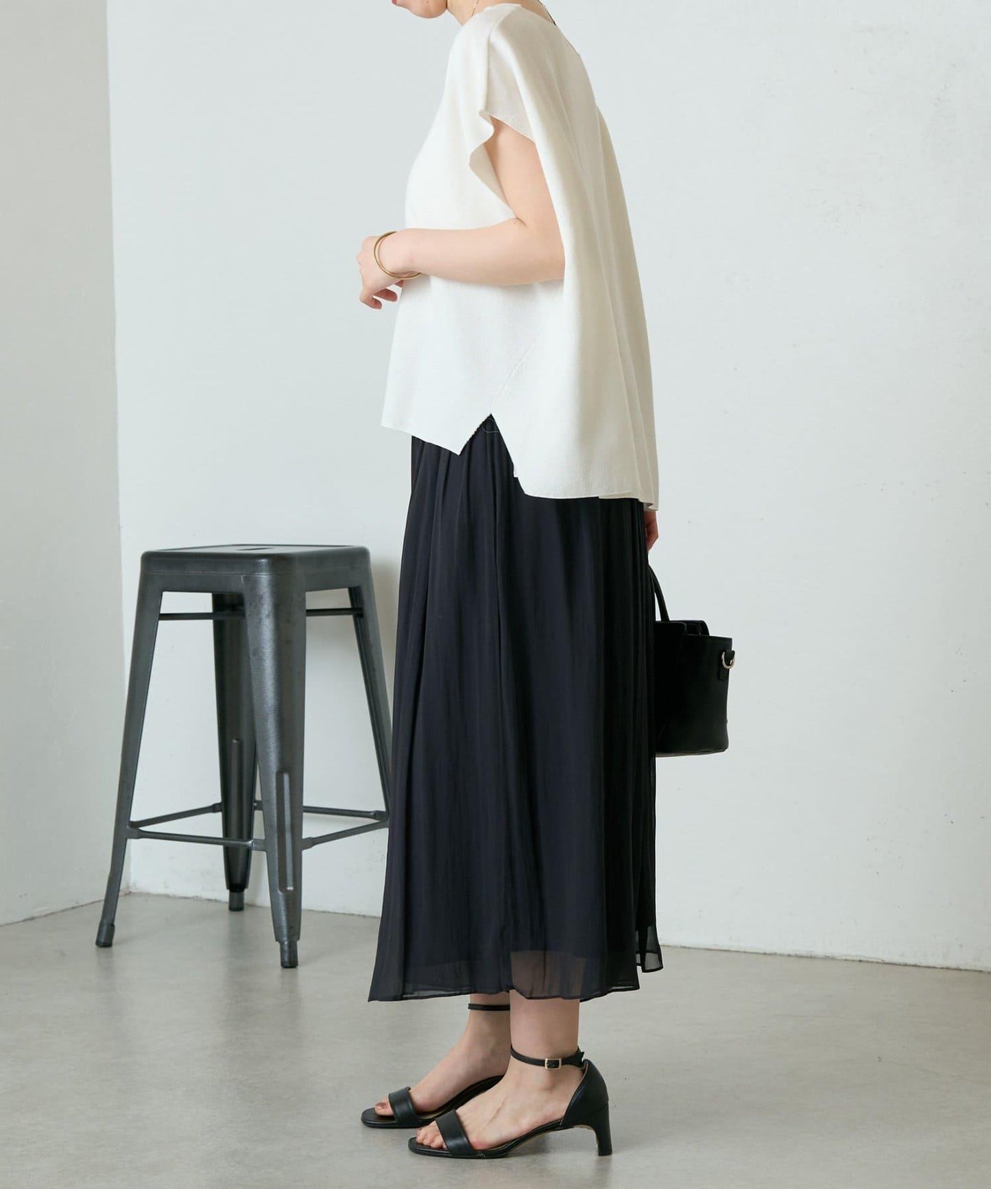 嵌花無袖套頭上衣