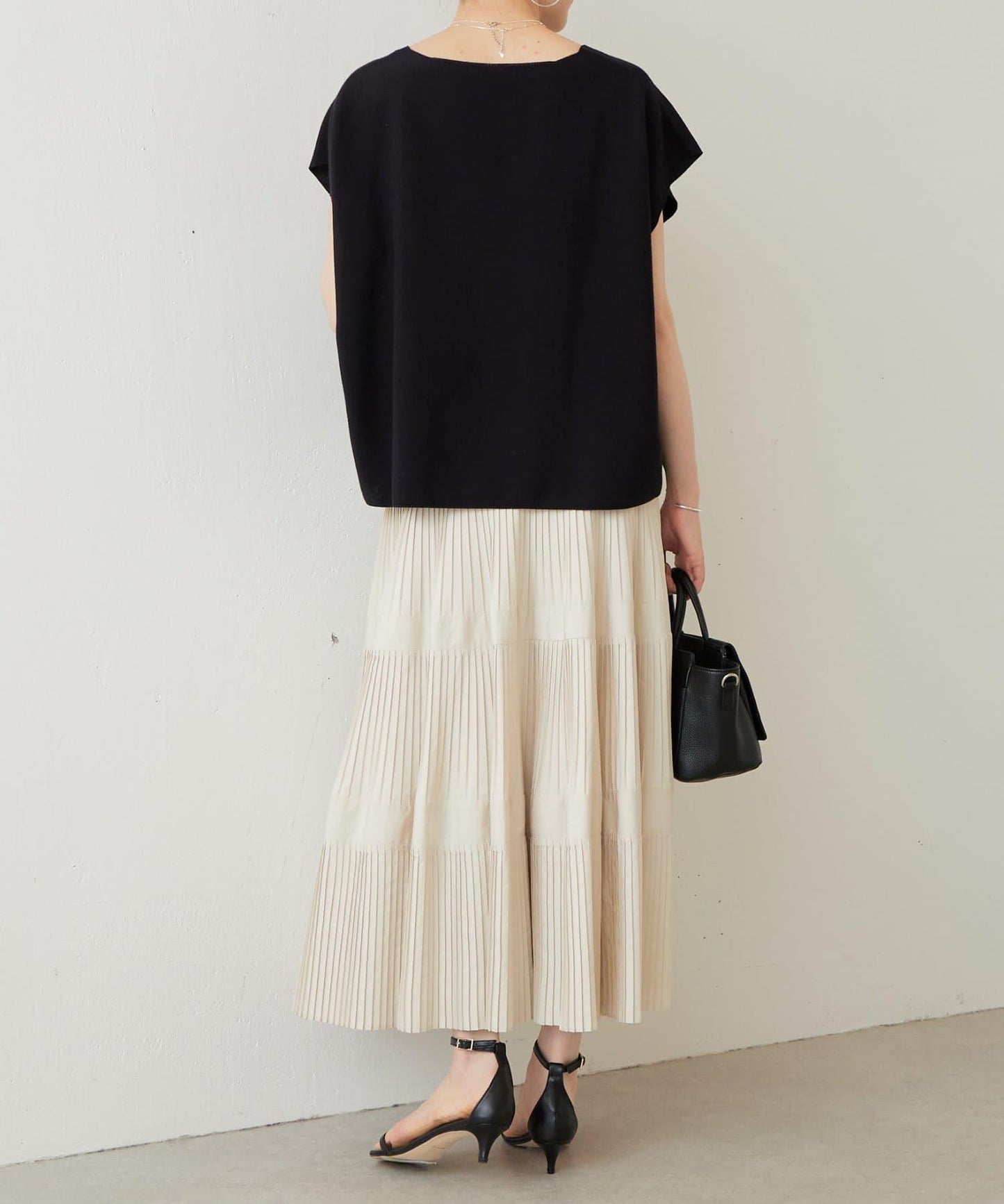 嵌花無袖套頭上衣