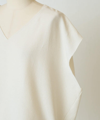 嵌花無袖套頭上衣