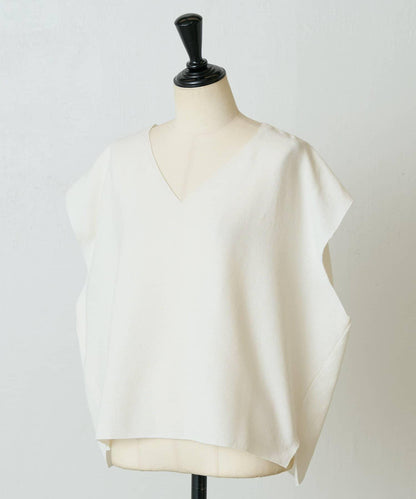 嵌花無袖套頭上衣