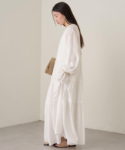 Loungedress 2WAY皺感層疊連衣裙