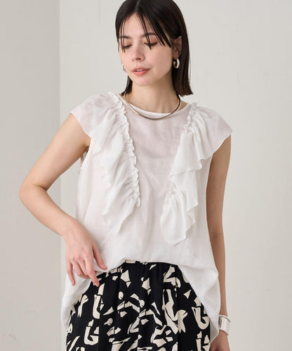 Loungedress 荷葉邊無袖上衣