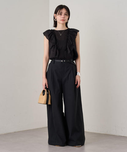 Loungedress 荷葉邊無袖上衣