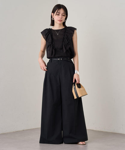 Loungedress 荷葉邊無袖上衣
