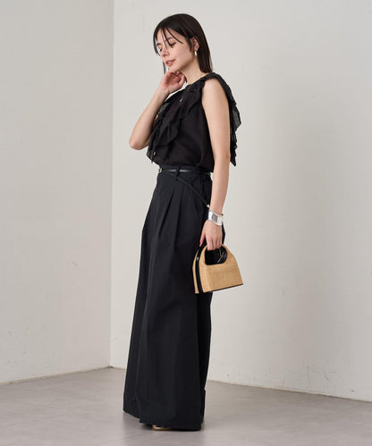 Loungedress 荷葉邊無袖上衣