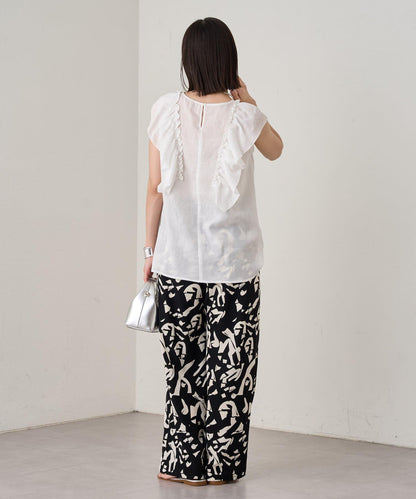 Loungedress 荷葉邊無袖上衣