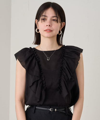 Loungedress 荷葉邊無袖上衣
