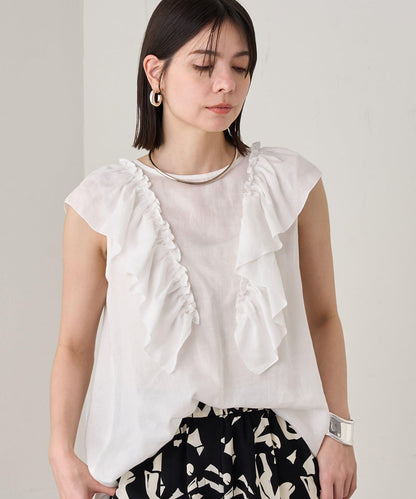 Loungedress 荷葉邊無袖上衣