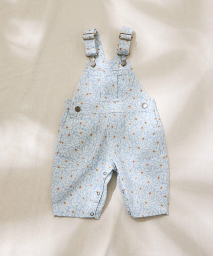 KIDS Qinn 純色帆布揹帶褲