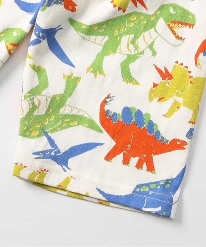 BOYS 短袖前開襟睡衣