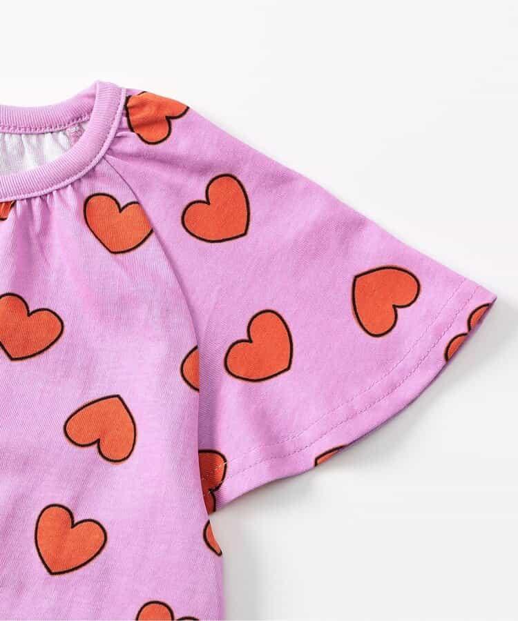 GIRLS 短袖前開設計睡衣