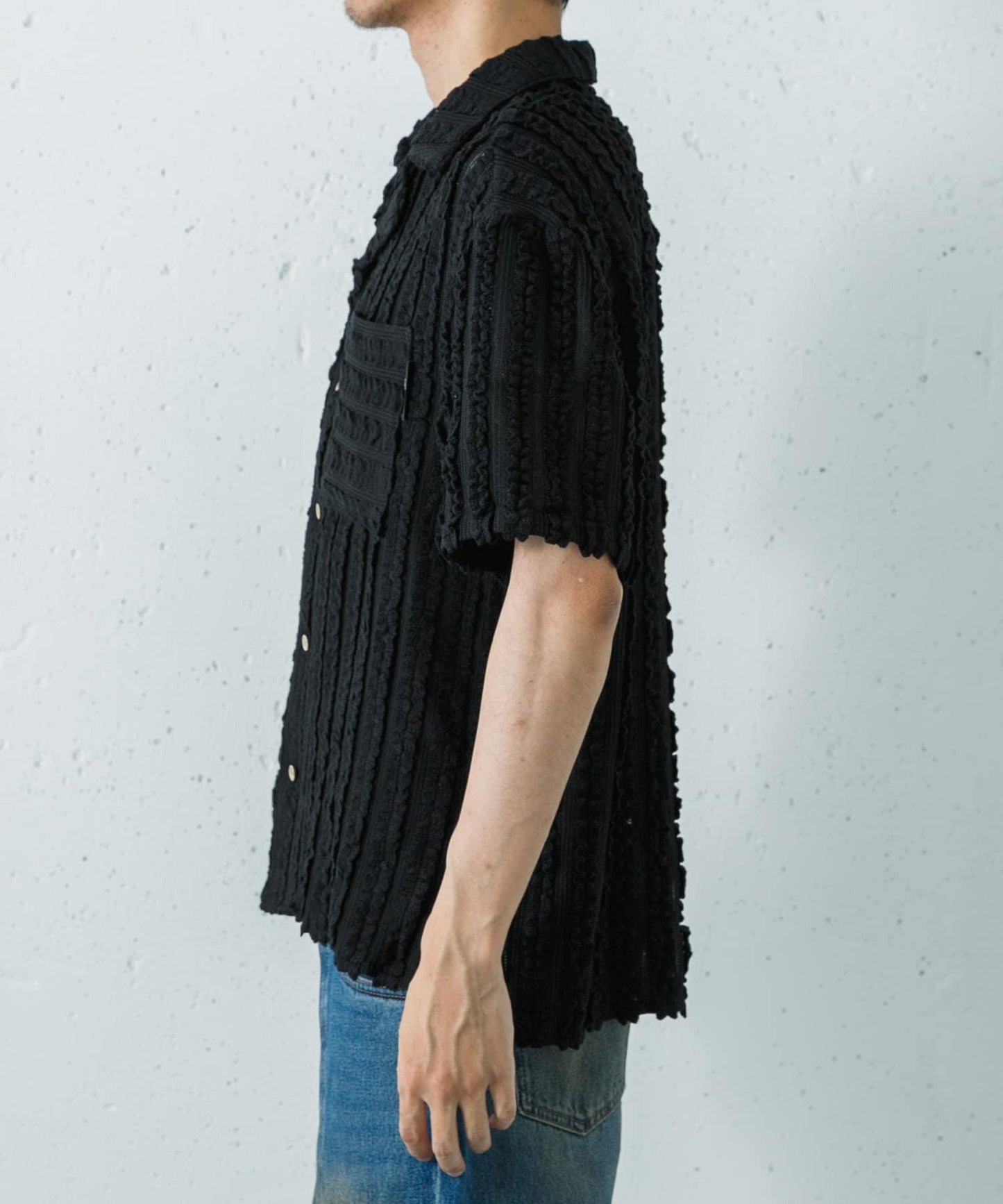 Andersson Bell K.KNITTED O.COLLAR SHIRTS 圓領針織襯衫