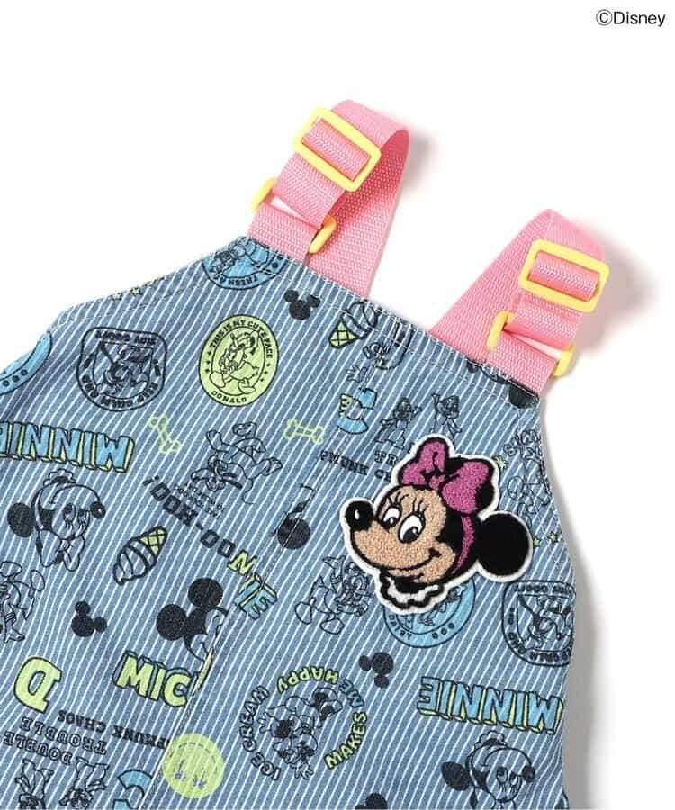 ディズニー（迪士尼） Mickey & Friends 總柄揹帶裙