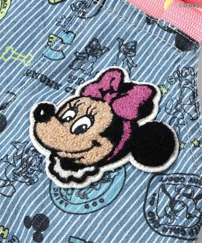 ディズニー（迪士尼） Mickey & Friends 總柄揹帶裙