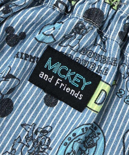 ディズニー（迪士尼） Mickey & Friends 總柄揹帶裙