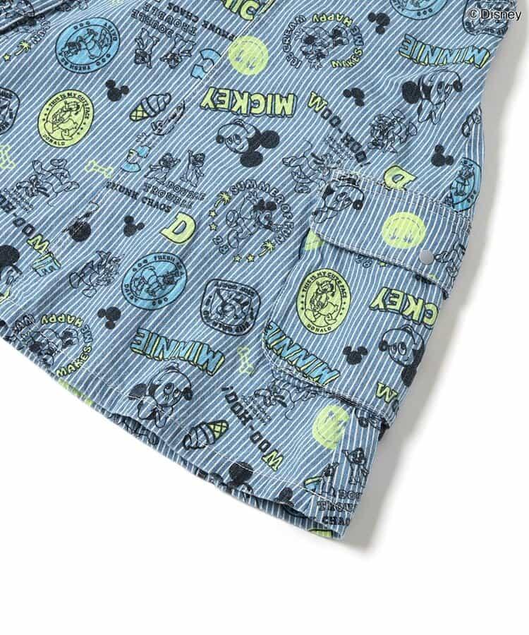 ディズニー（迪士尼） Mickey & Friends 總柄揹帶裙