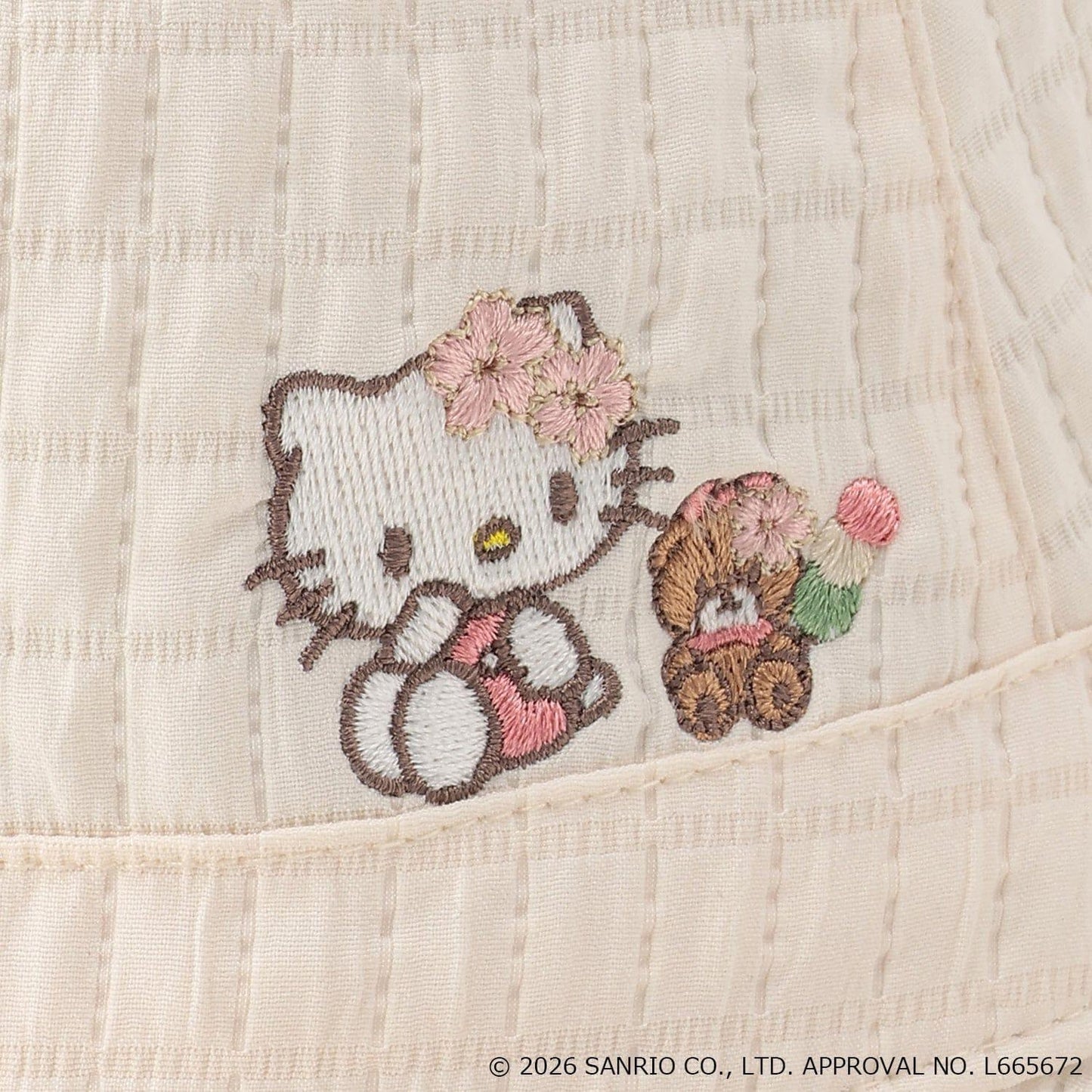サンリオキャラクターズ（三麗鷗角色） 波浪邊蝴蝶結帽
