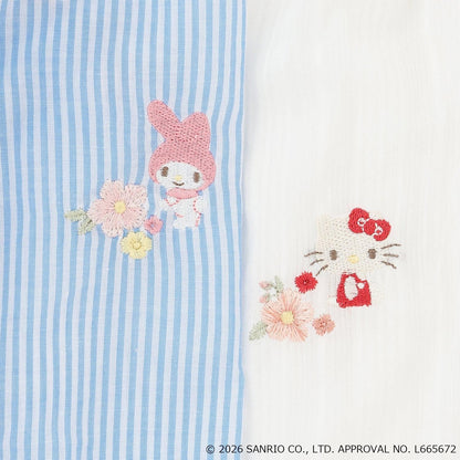 サンリオキャラクターズ（三麗鷗角色） 刺繡泡泡袖連衣裙