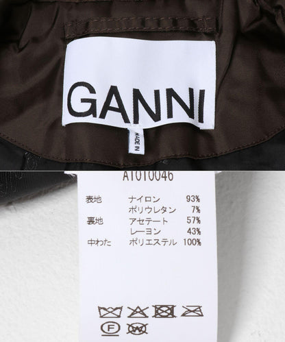GANNI DUCHESSE NYLON BOMBER JACKET 飛行夾克