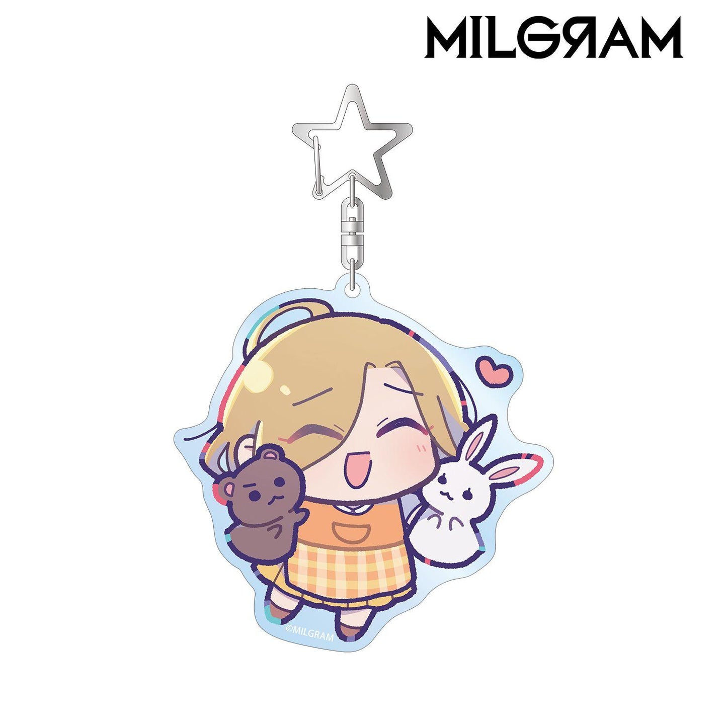 MILGRAM MiniGram系列 マヒル 大號亞克力鑰匙扣 幼稚園ver.