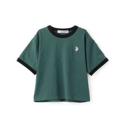 U.S. POLO ASSN. 寬鬆版型 拼色領口 T恤