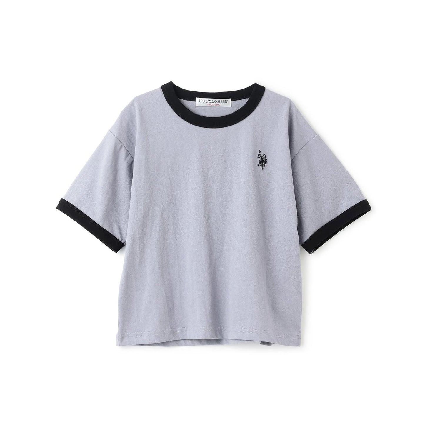 U.S. POLO ASSN. 寬鬆版型 拼色領口 T恤