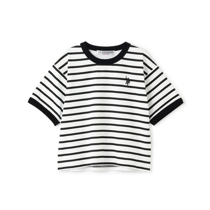 U.S. POLO ASSN. 寬鬆版型 拼色領口 T恤