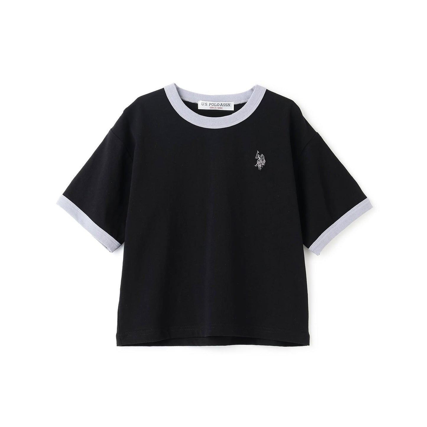 U.S. POLO ASSN. 寬鬆版型 拼色領口 T恤