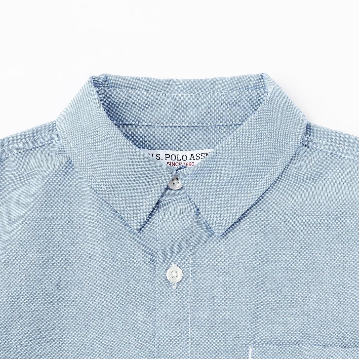 U.S. POLO ASSN. 可成套搭配 寬鬆短袖襯衫