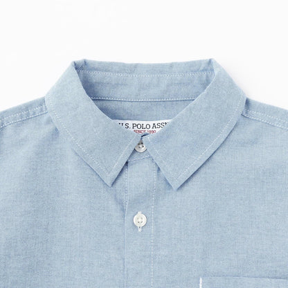 U.S. POLO ASSN. 可成套搭配 寬鬆短袖襯衫