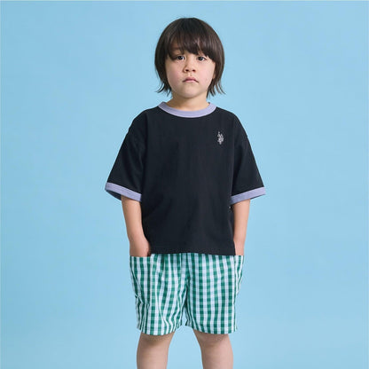 U.S. POLO ASSN. 寬鬆版型 拼色領口 T恤