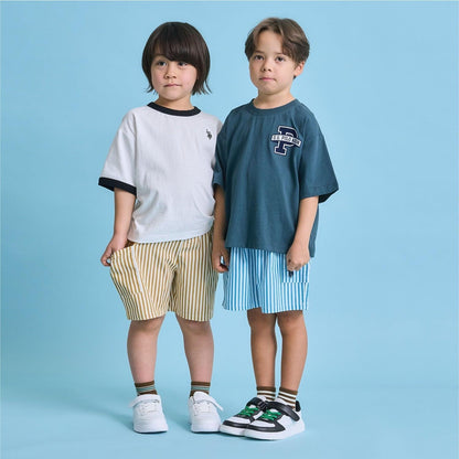 U.S. POLO ASSN. 寬鬆版型 拼色領口 T恤