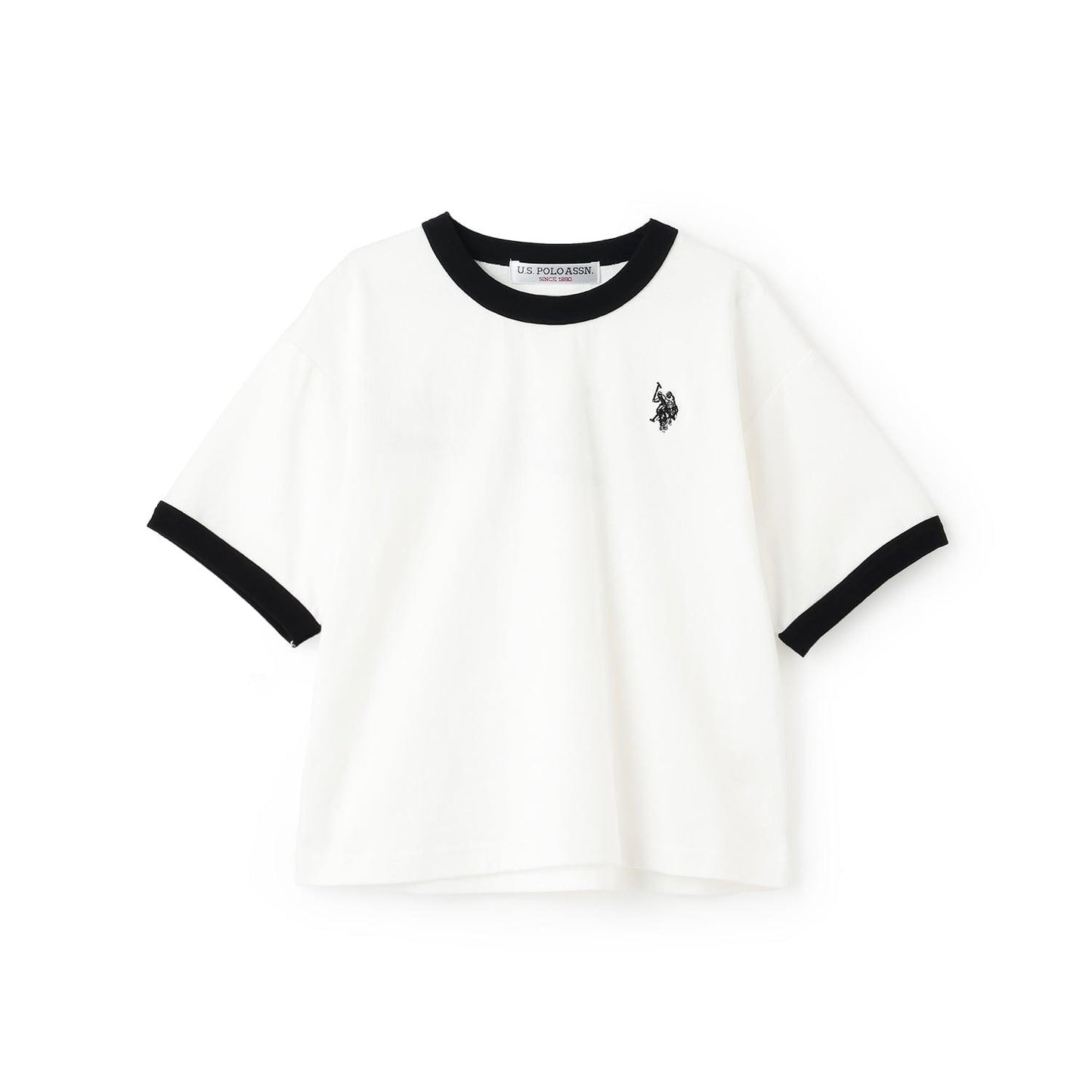 U.S. POLO ASSN. 寬鬆版型 拼色領口 T恤
