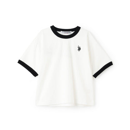 U.S. POLO ASSN. 寬鬆版型 拼色領口 T恤