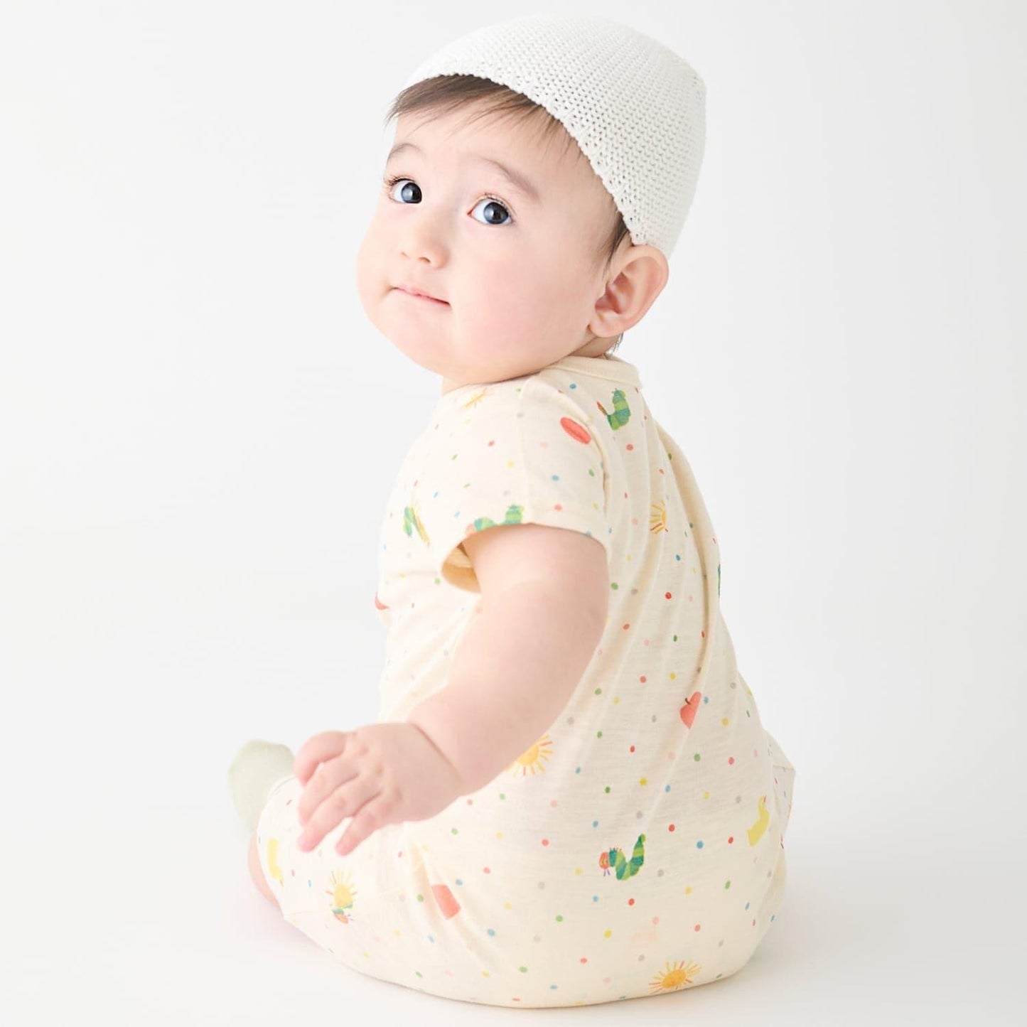 はらぺこあおむし（好餓的毛毛蟲） 連體衣 2WAY總柄款