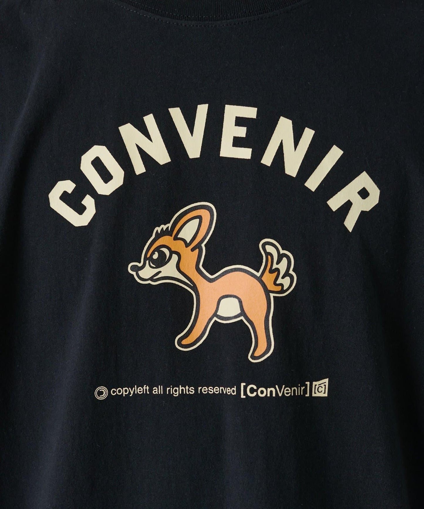 ConVenir 小鹿學院印花T恤