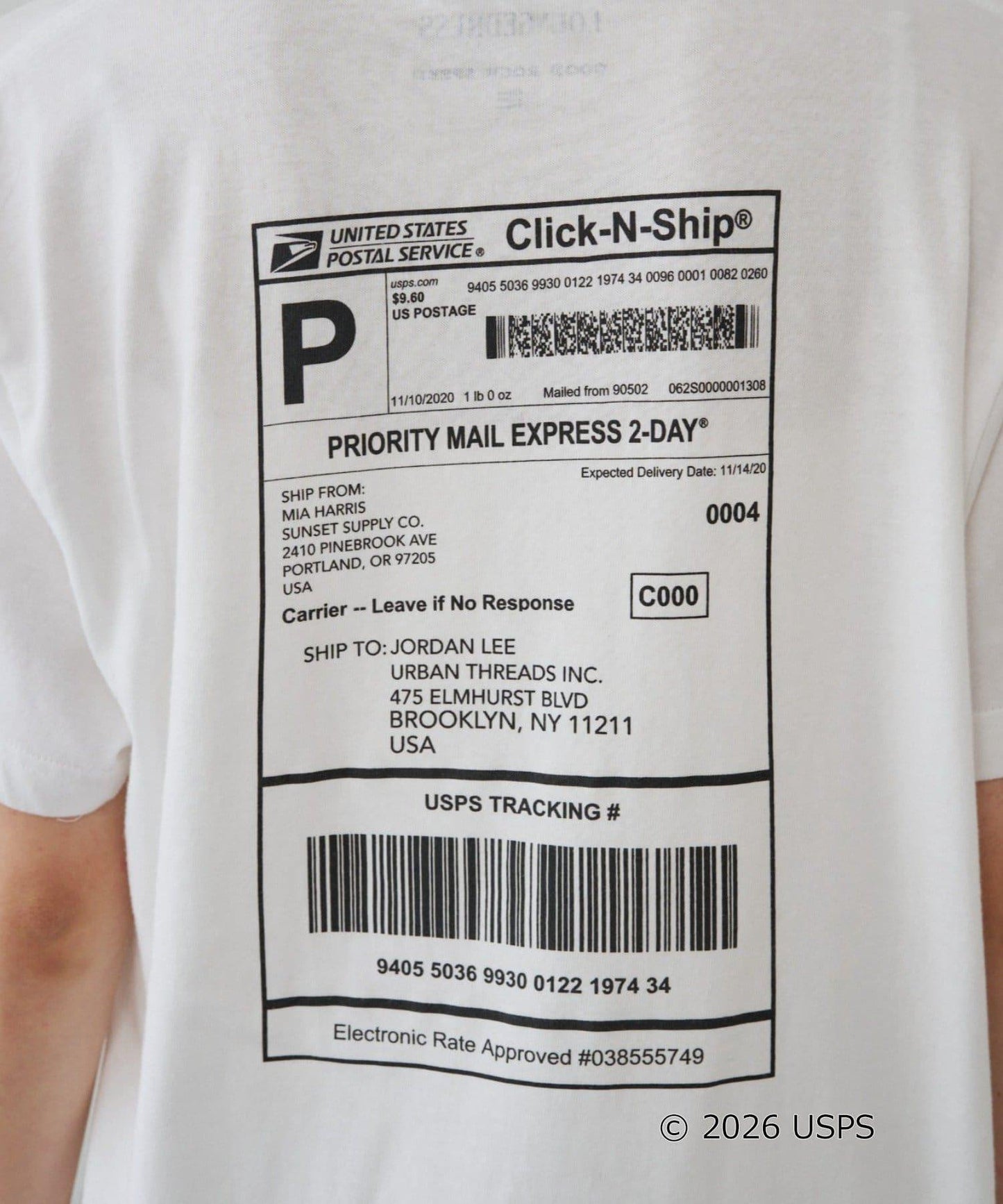 USPS T恤