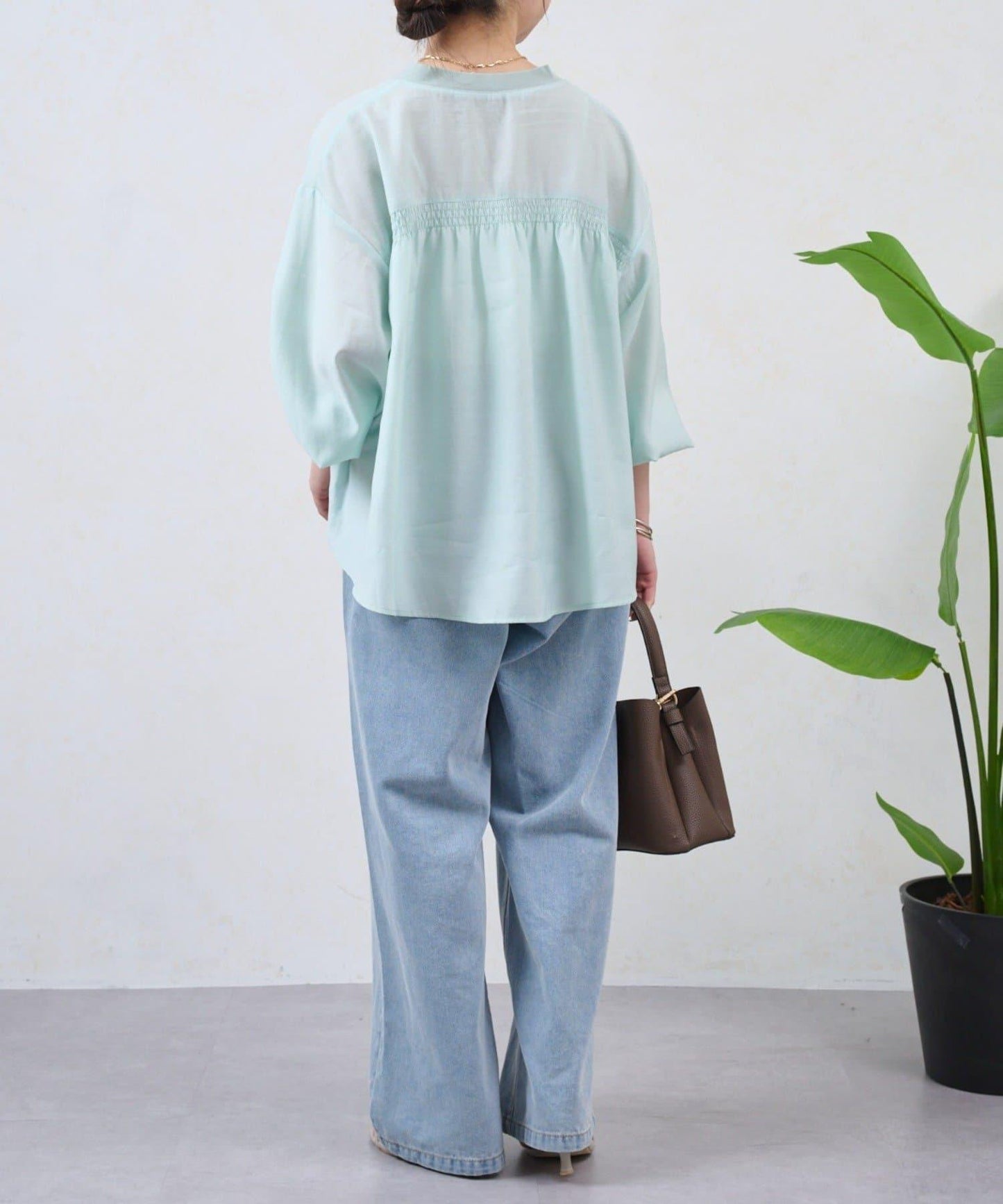 透視襯衫式開衫（款）