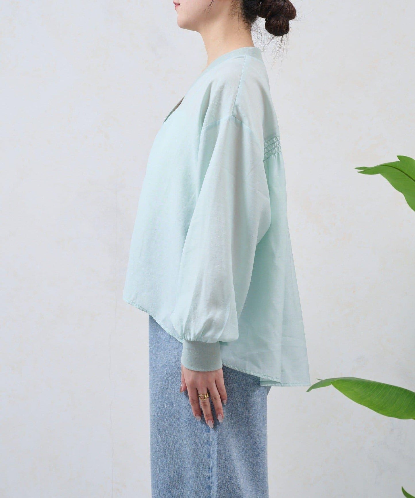 透視襯衫式開衫（款）