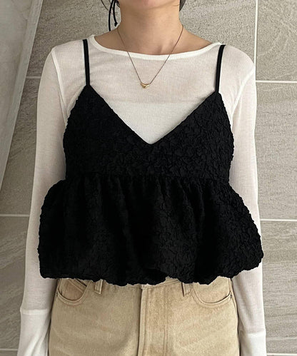 LE'MAGE×gemeil 泡泡廓形 吊帶背心